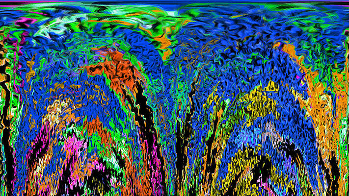 Under the Sea - Abstract by RONALD MILLS Under the Sea - Abstract by RONALD MILLS