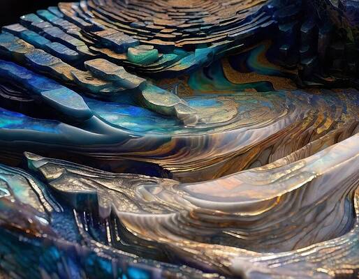 Wall Art - Digital Art - Underground Patterns by Eris And AI