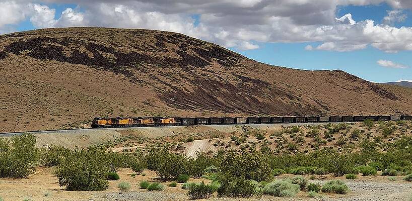 Union Pacific in the Desert by Collin Westphal