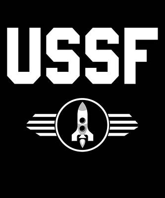 Wall Art - Digital Art - United States Space Force USSF by Flippin Sweet Gear