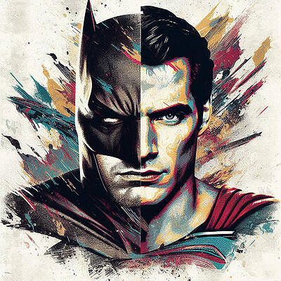 Novice Drawing : Batman VS Superman — Steemit