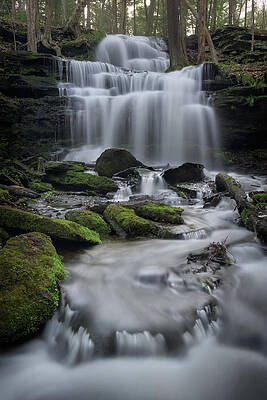 Upper Gunn Brook Falls by Kristen Wilkinson Upper Gunn Brook Falls by Kristen Wilkinson