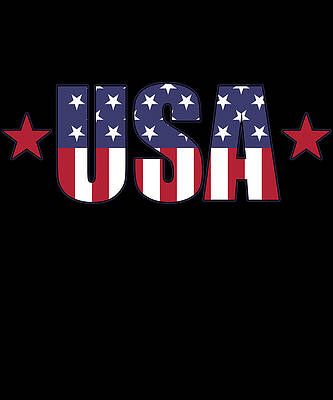 Wall Art - Digital Art - USA Patriotic by Flippin Sweet Gear