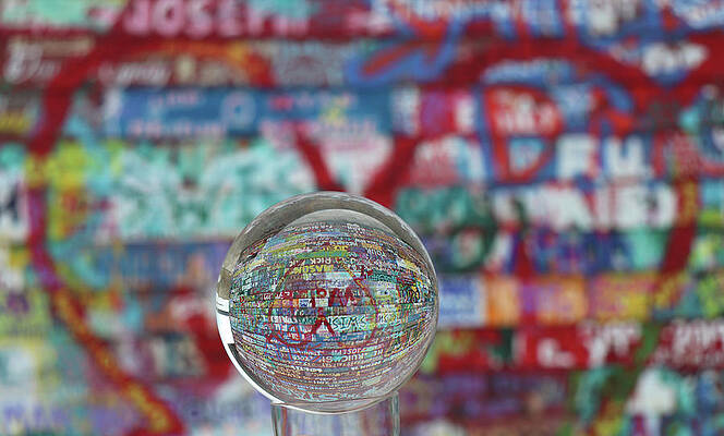 Valentine Graffiti Lensball by David T Wilkinson Valentine Graffiti Lensball by David T Wilkinson