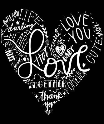 Wall Art - Digital Art - Valentines Day Heart by Flippin Sweet Gear