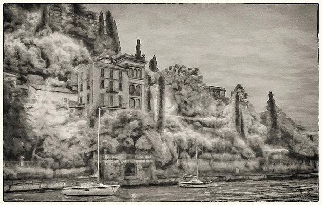 Varenna's Walk of Lovers BW by Jeffrey Kolker Varenna's Walk of Lovers BW by Jeffrey Kolker