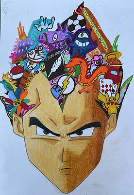 Como Desenhar O Vegeta  Dragon ball painting, Dragon ball artwork, Dragon  ball super artwork