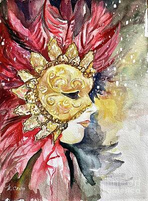 Venetian Mask by Mafalda Cento Venetian Mask by Mafalda Cento