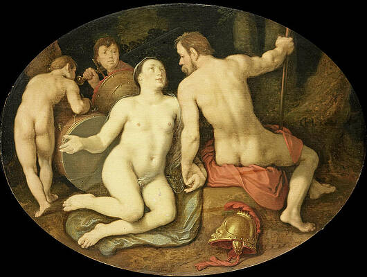 Venus and Mars Print by Cornelis Cornelisz van Haarlem