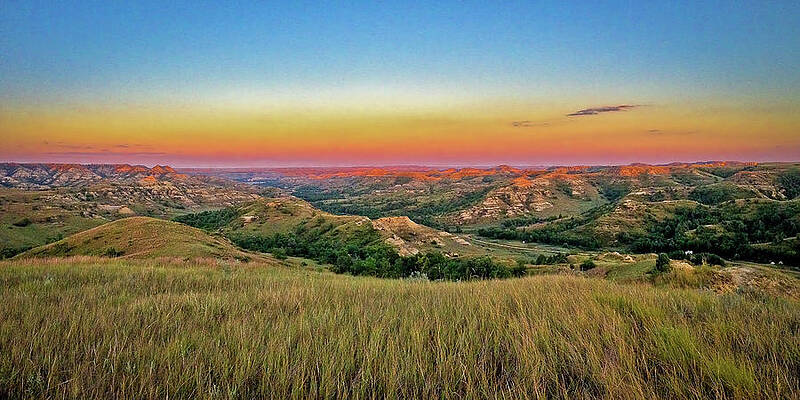 Wall Art - Photograph - Venus Belt Over Roosevelt's Badlands  by Mary Tastad