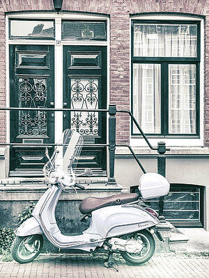 Vespa in Amsterdam by Georgia Fowler Vespa in Amsterdam by Georgia Fowler