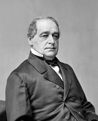 Wall Art - Photograph - Vice President Hannibal Hamlin Portrait - Circa 1861 by War Is Hell Store