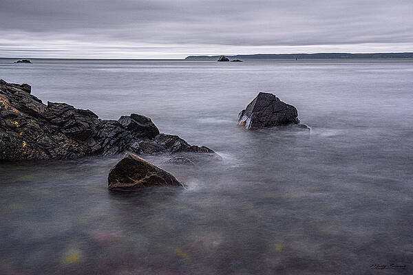 View Across Bay of Fundy by MARTY SACCONE View Across Bay of Fundy by MARTY SACCONE