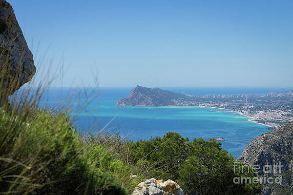 View of the coast and the Mediterranean sea in Benidorm by Adriana Mueller View of the coast and the Mediterranean sea in Benidorm by Adriana Mueller
