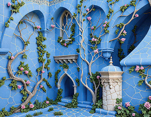 Wall Art - Digital Art - Vines That Grow What You Need When You Need It by Eris And AI