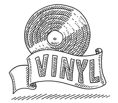 Black Vinyl Record Drawing Free Image HD Png Download  Transparent Png  Image  PNGitem