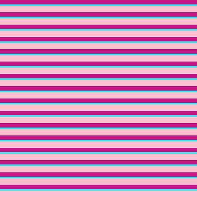 [ Thumbnail: Violet, Aqua, and Pink Colored Pattern of Stripes Tote Bag ]