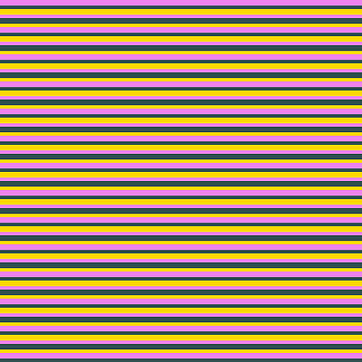 [ Thumbnail: Violet, Dark Slate Gray, and Yellow Colored Lines/Stripes Pattern Shower Curtain ]