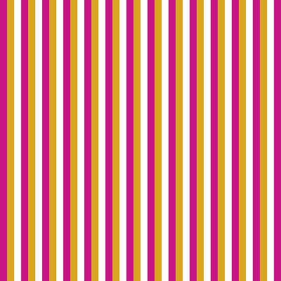 [ Thumbnail: Violet, Goldenrod, and White Colored Lines/Stripes Pattern Acrylic Print ]