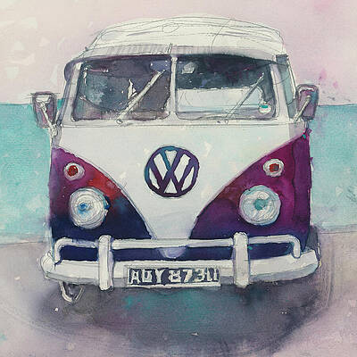 VW Bug by Dorrie Rifkin