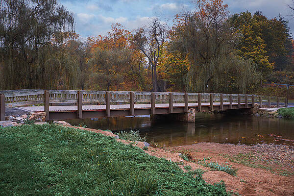 Walking Path Bridge Over Little Lehigh Creek by Jason Fink Walking Path Bridge Over Little Lehigh Creek by Jason Fink