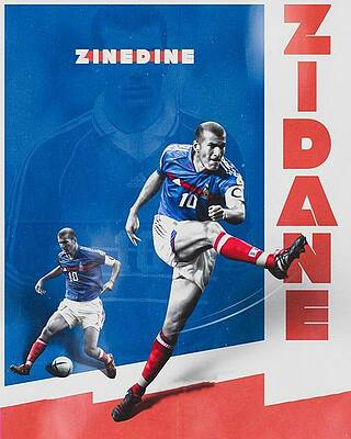 Zidane Maradona Pele Digital Art by Zub Baydi - Fine Art America