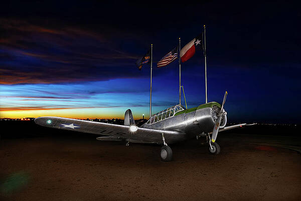 Wall Art - Photograph - WASP BT-13 Trainer by Steve Templeton