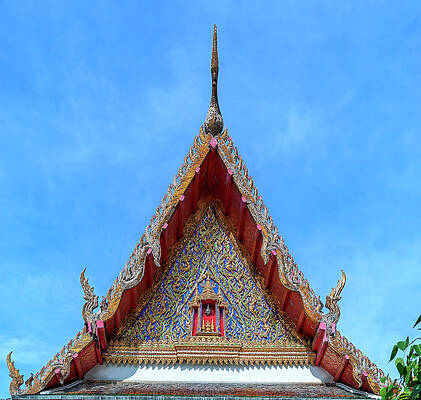 Wat Maha Pruettharam Assembly Hall Gable DTHB0017 by Gerry Gantt Wat Maha Pruettharam Assembly Hall Gable DTHB0017 by Gerry Gantt