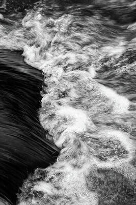 Water of a stream in detail view by Ralf Lehmann Water of a stream in detail view by Ralf Lehmann