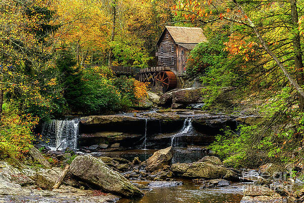 Waterfall and Grist Mill by Thomas R Fletcher Waterfall and Grist Mill by Thomas R Fletcher