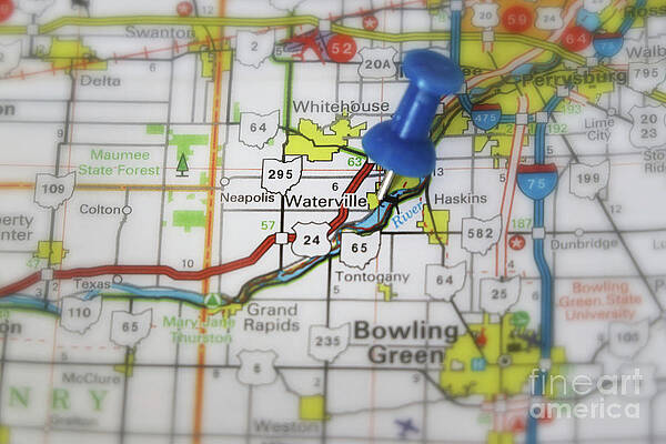 Waterville Ohio on the Map 6817 by Jack Schultz Waterville Ohio on the Map 6817 by Jack Schultz