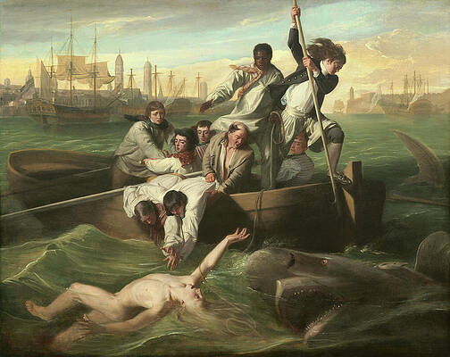 Watson and the Shark - John Singleton Copley by War Is Hell Store Watson and the Shark - John Singleton Copley by War Is Hell Store