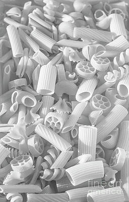 Wall Art featuring the photograph We All Love Pasta BW by Stefano Senise