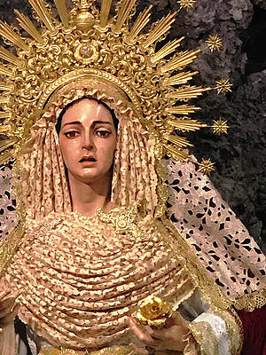 Weeping Icon - CADIZ by Lorraine Devon Wilke Weeping Icon - CADIZ by Lorraine Devon Wilke