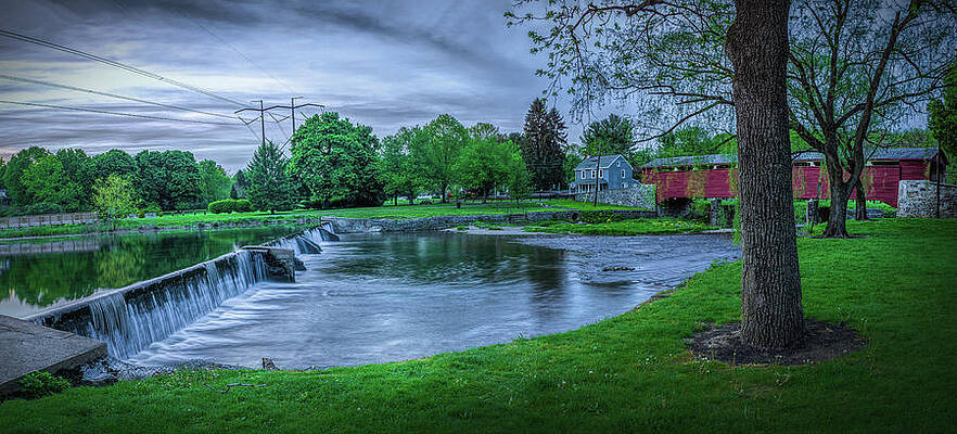 Wehr's Dam and the Covered Bridge by Jason Fink Wehr's Dam and the Covered Bridge by Jason Fink