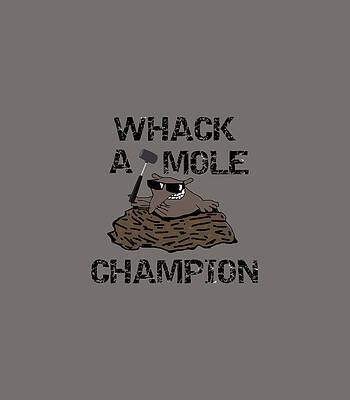  Digital Art - Whack a Mole Champ Carnival Game Boardwalk Games by Jokubf Jayde