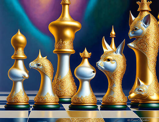 Surreal chess game, an art print by Bruce Rolff - INPRNT