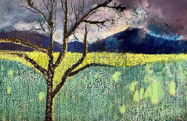 Wall Art - Painting - Where was I, when was I, why was I where I was by Dennis Ellman