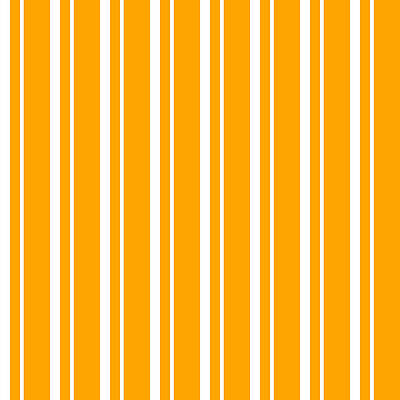 [ Thumbnail: White and Orange Colored Striped/Lined Pattern Acrylic Print ]