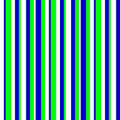 [ Thumbnail: White, Blue, and Lime Colored Lines Pattern Acrylic Print ]