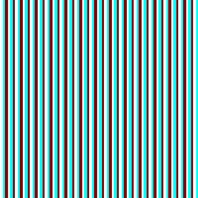 [ Thumbnail: White, Cyan, and Maroon Colored Stripes Pattern Throw Pillow ]