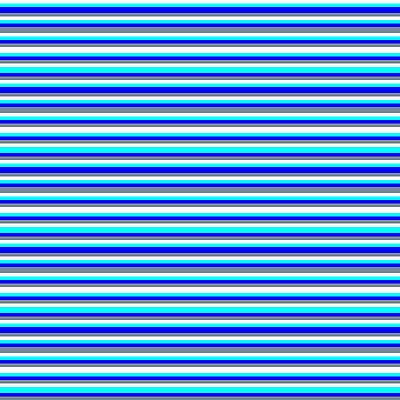 [ Thumbnail: White, Cyan, Blue, and Light Slate Gray Colored Stripes/Lines Pattern Duvet Cover ]