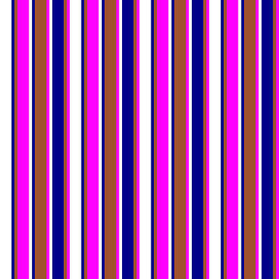 [ Thumbnail: White, Dark Blue, Sienna, and Fuchsia Colored Lined/Striped Pattern Duvet Cover ]