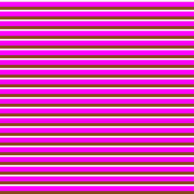[ Thumbnail: White, Fuchsia, and Brown Colored Lined/Striped Pattern Poster ]