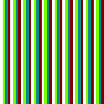 [ Thumbnail: White, Green, Dark Cyan, and Maroon Colored Lined/Striped Pattern Duvet Cover ]