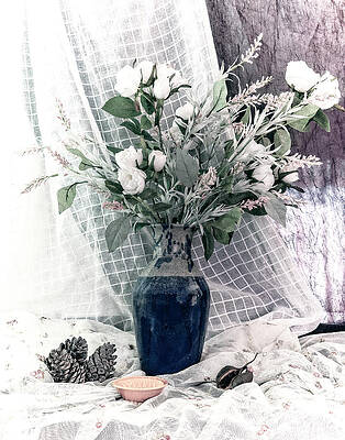 White Roses by Sandra Selle Rodriguez White Roses by Sandra Selle Rodriguez