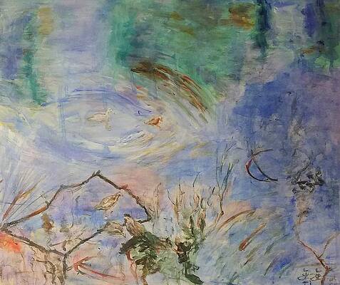 Wild duck pond by Jj Jin