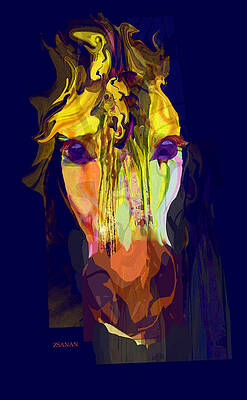 Wall Art - Mixed Media - Wild Ride No 2 by Zsanan Studio