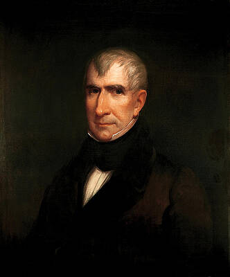 William Henry Harrison Portrait - James Reid Lambdin by War Is Hell Store William Henry Harrison Portrait - James Reid Lambdin by War Is Hell Store