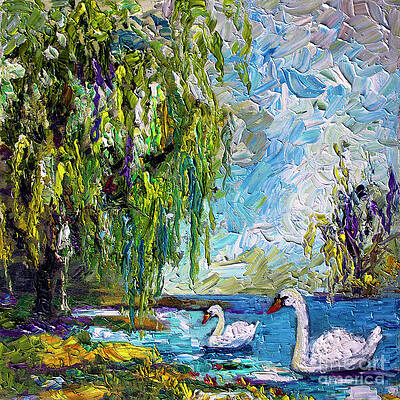 Swan Lake Paintings (Page #3 of 28) | Fine Art America